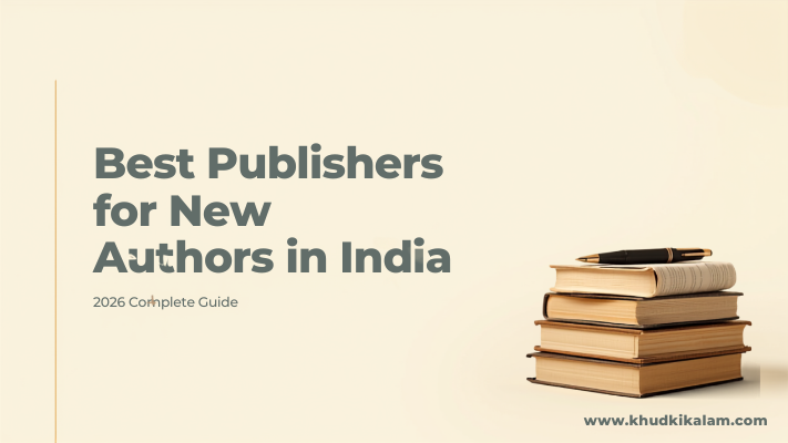 Best Publishers for New Authors in India