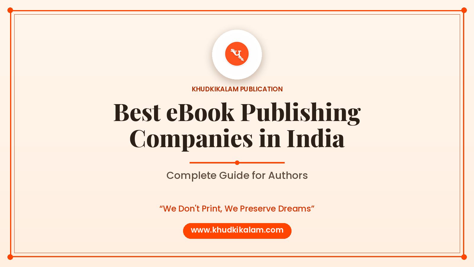 Best eBook Publishing Companies in India: Complete Guide for Authors