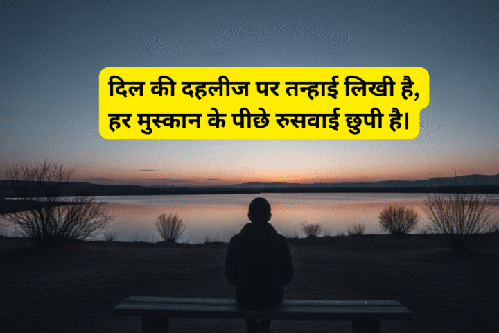 Best Alone Shayari 2 Lines in Hindi
