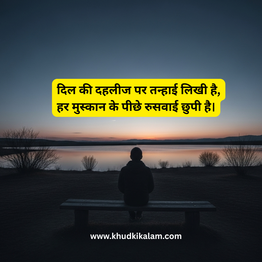 Best Alone Shayari 2 Lines in Hindi
