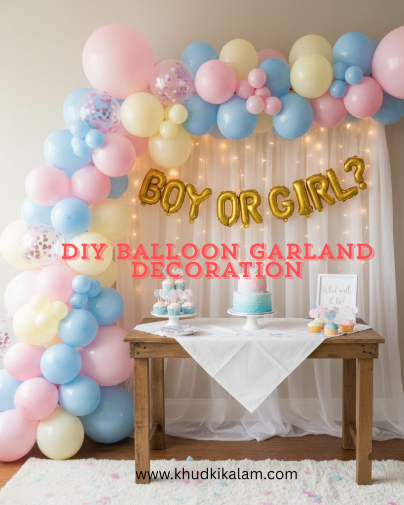 DIY Balloon Garland Decoration